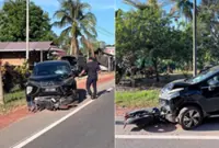 Biker, 73, dies in Muar crash with MPV