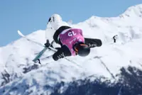 Olympics-Freestyle skiing-Australian Woods edges Kingsbury on tiebreak to win moguls gold