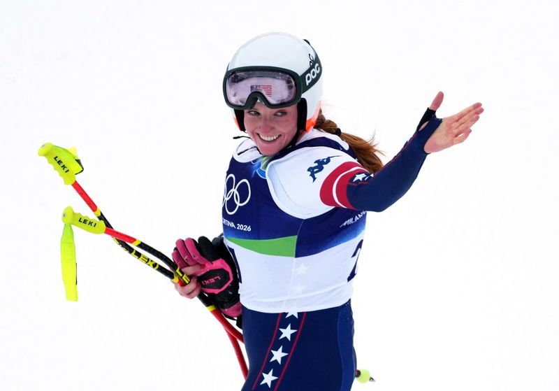 Olympics-Alpine skiing-Johnson misses a medal but gets a ring and a fiance
