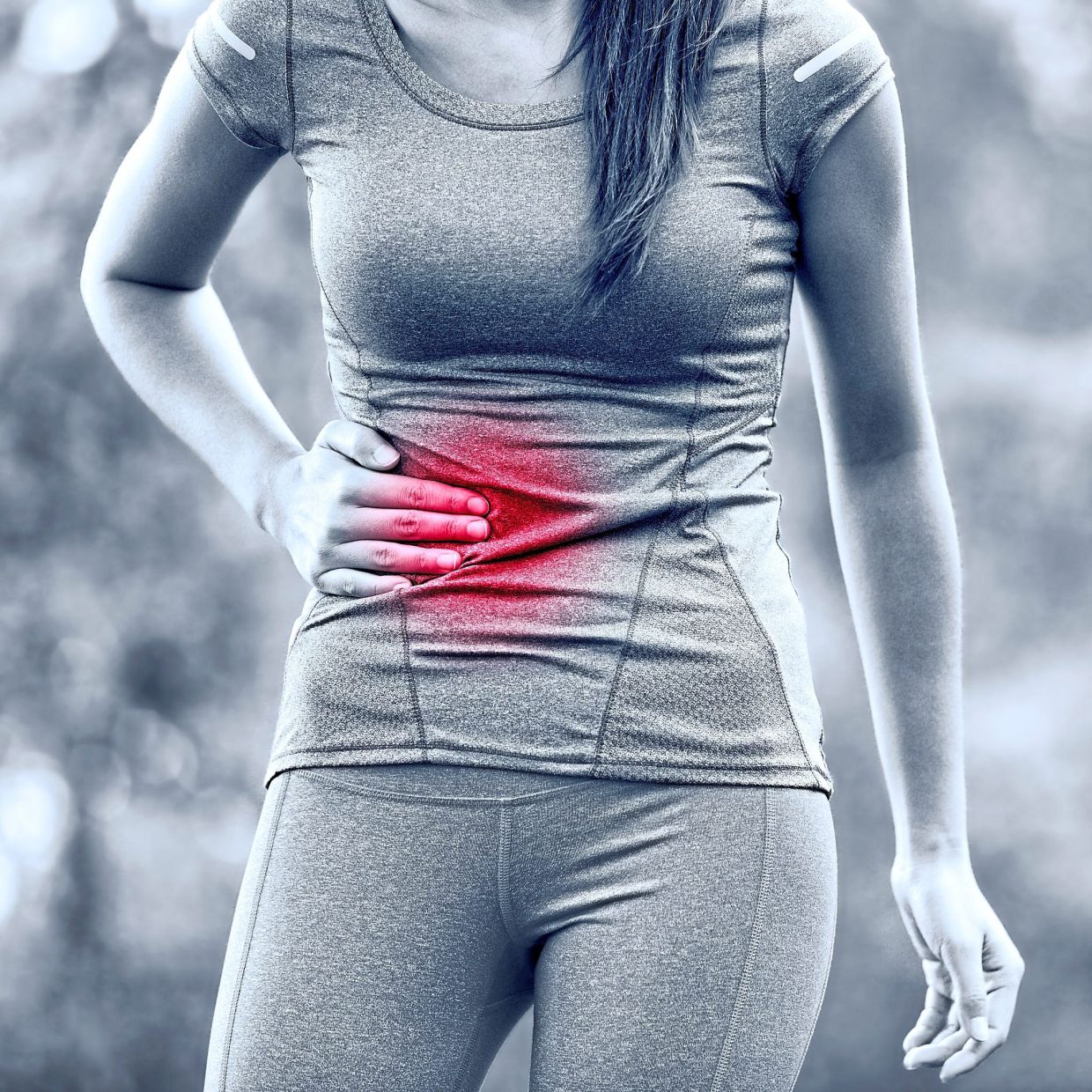 Side stitches can occur on either side of your abdomen and sometimes on both, but it’s unclear what triggers them or what can make it better. — Photos: 123rf