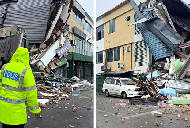 QuickCheck: Did a shophouse collapse in Sibu?
