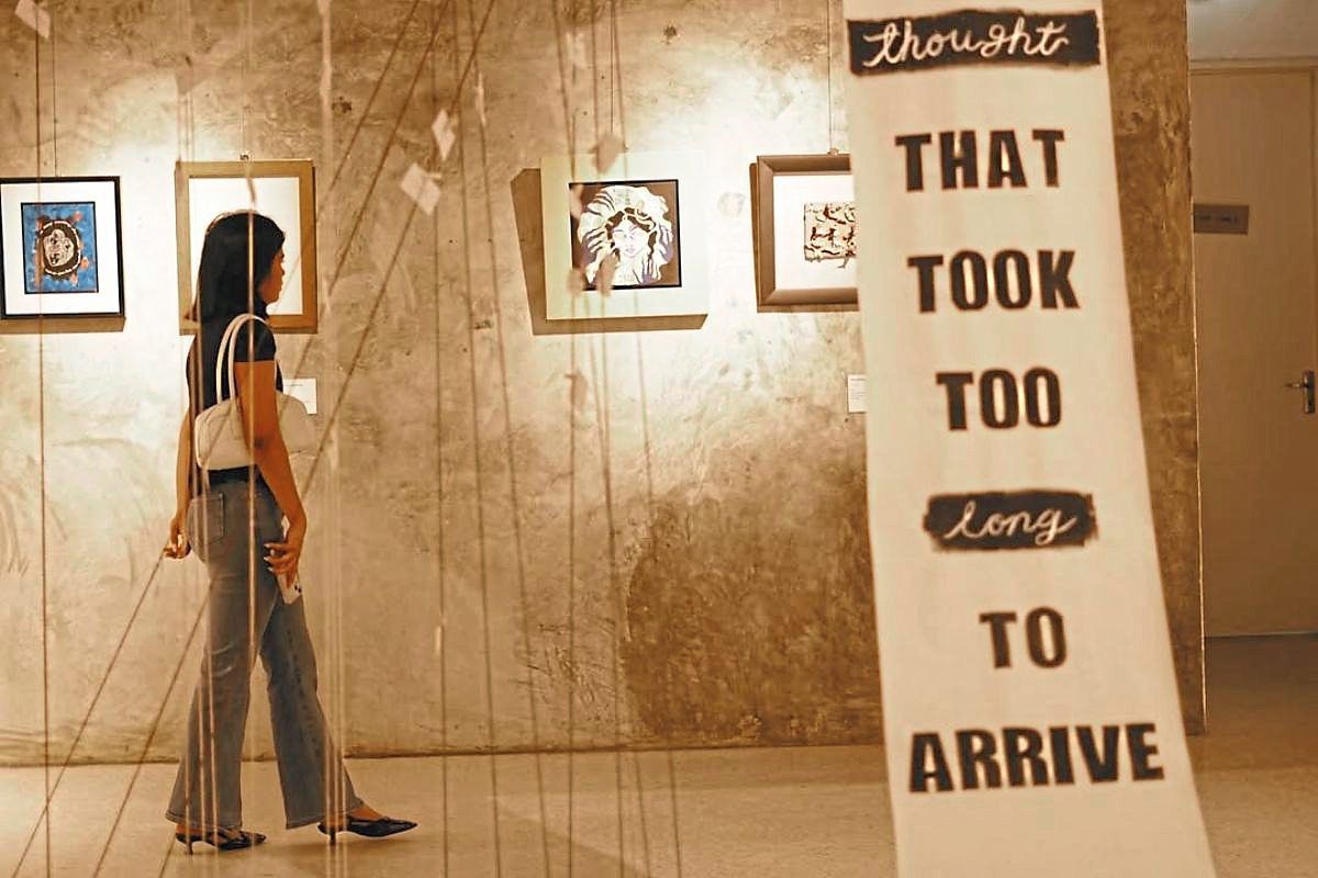 A view of the 'Words I Never Got To Say' duo exhibition, featuring works by Ulrica and Bhatt, at Temu House in Petaling Jaya. Photo: @dearnessy