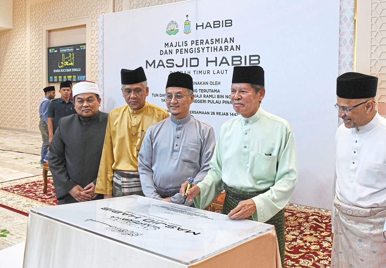 Jeweller unveils gem of a new mosque in Penang