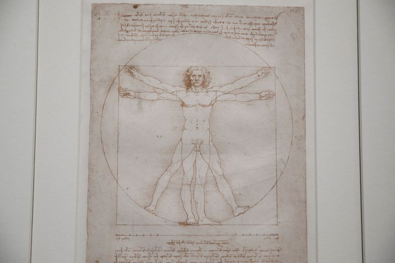 Olympics-Da Vinci's 'Vitruvian Man' loses genitalia for Games TV, angering some in Italy