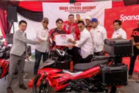Top veteran star Rosyam Nor join hands with workshop equipment Spana, an outfit with a heart to help bikers of below 250cc