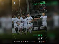 Cats roar into last four with commanding win over Brunei