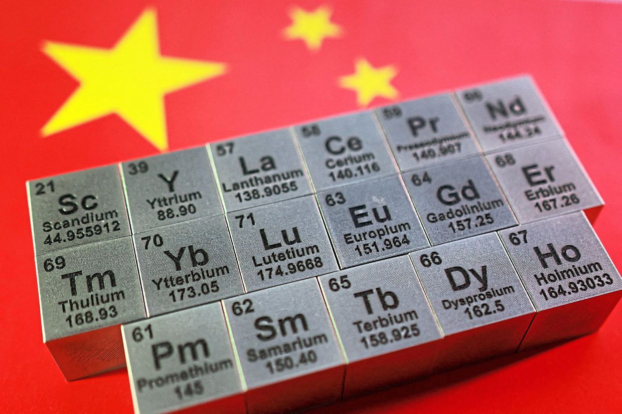 Over the decades, China built a near-monopoly in the extraction and processing capacity of rare earth minerals, which are used in electronics, electric cars, radars and military weapon systems. — Filepic/Reuters