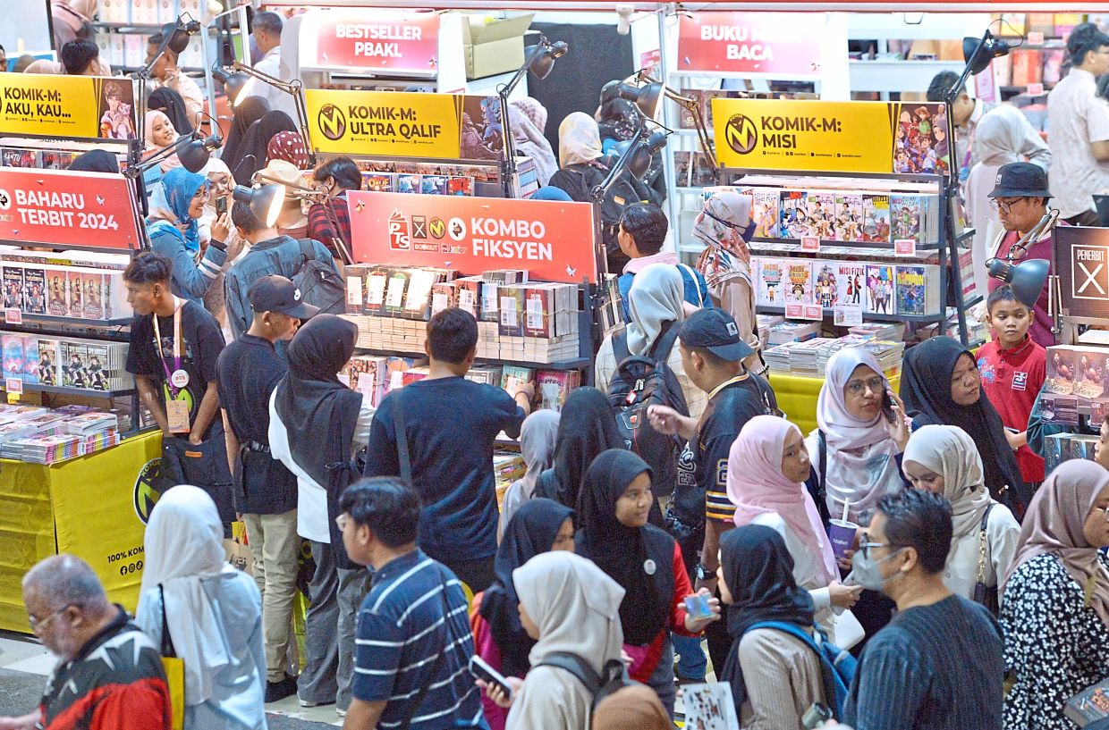 Publishing companies are among KLIBF’s biggest supporters, with exhibitor slots quickly snapped up the moment they are opened. — RAJA FAISAL HISHAN/The Star