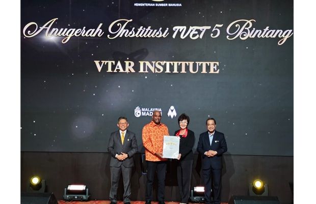 VTAR Institute earns five-star rating, cements place among Malaysia’s top TVET institutions