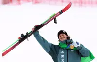 Olympics-Alpine skiing-Brazil's golden boy Pinheiro Braathen brings samba and fashion to the slopes