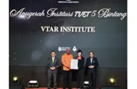 VTAR Institute earns five-star rating, cements place among Malaysia’s top TVET institutions
