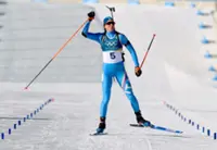 Olympics-Biathlon-Vittozzi grabs gold for Italy in women's 10km pursuit