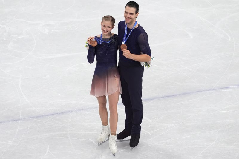 Olympics-Figure Skating-Germany's Fabienne Hase says bronze with Volodin "doesn't suck at all"