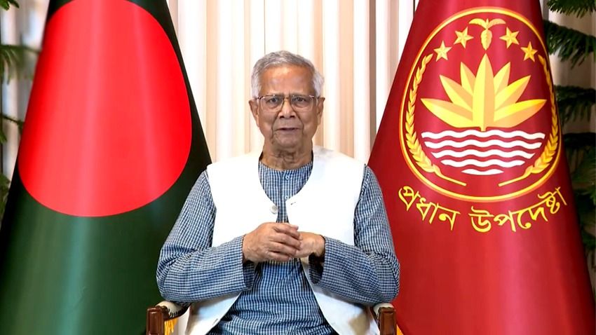 Outgoing leader Yunus hails 'birth of a new Bangladesh' in farewell message