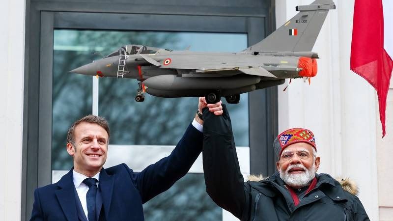 France's Macron eyes fighter jet deal in India
