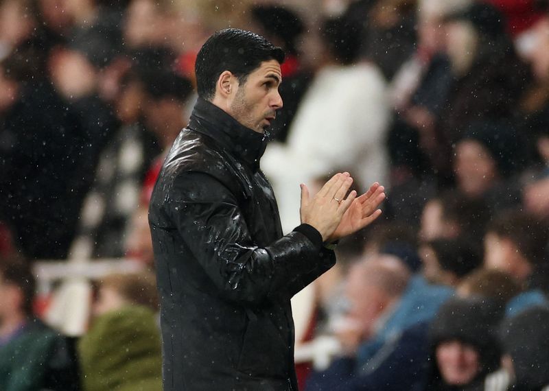 Soccer-Table-topping Arsenal's league position a hard-earned 'privilege', says Arteta