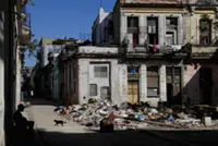 Trash piles up in Havana as US oil chokehold halts garbage trucks