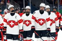 Olympics-Ice hockey-Swiss fight falls short, bronze up for grabs against Sweden