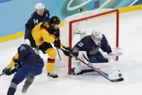 Olympics-Ice hockey-Germany beat France to reach quarter-finals