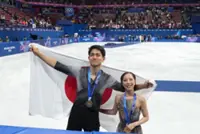 Olympics-Figure skating-Japan's Miura and Kihara say pairs gold 'hasn't hit' after comeback win