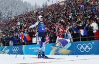 Olympics-Biathlon-Perrot powers France to first gold medal in men's relay