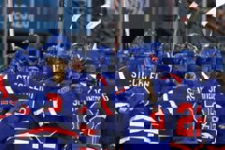 Olympics-Ice hockey-Inevitable US v Canada final but this time the ice has tilted