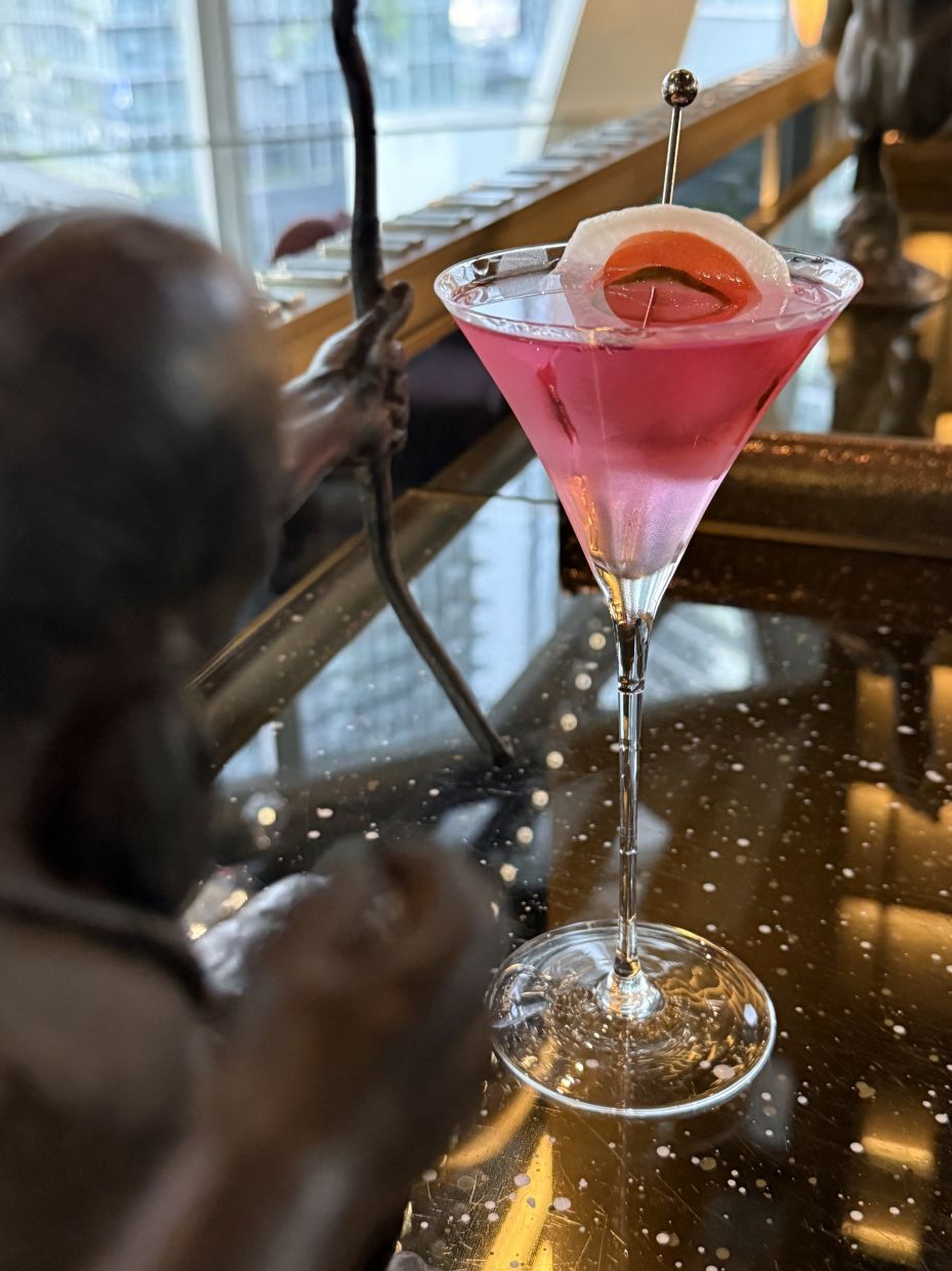 Acar Martini is a dirty martini based on acar.