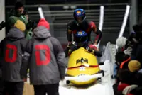 Olympics-Bobsleigh-Lochner leads another German sweep of Two-Man