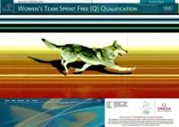 Olympics-Crosscountry-Who let the dog out? Husky gatecrashes team sprint