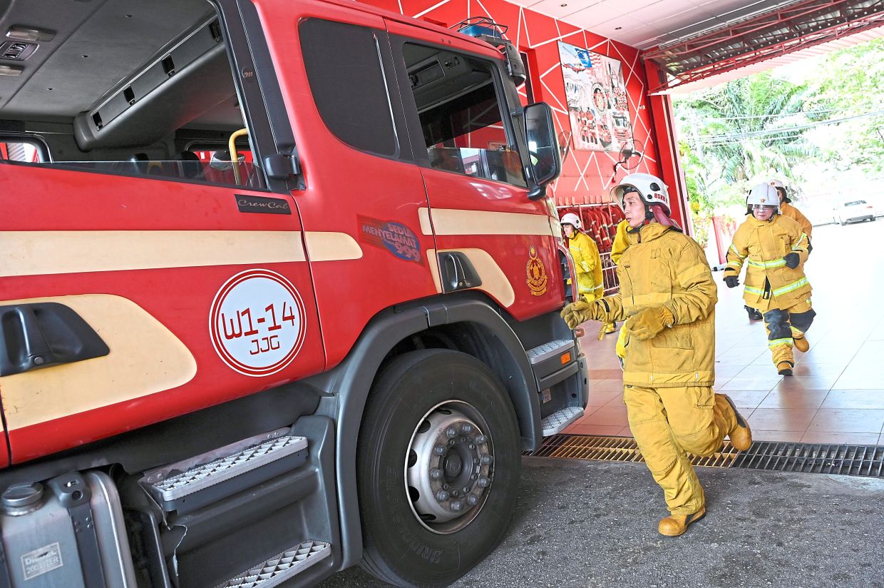 Chinese New Year and other festive seasons are especially busy times for fire department volunteers as they respond to more road accidents, fireworks-related mishaps and medical emergencies.