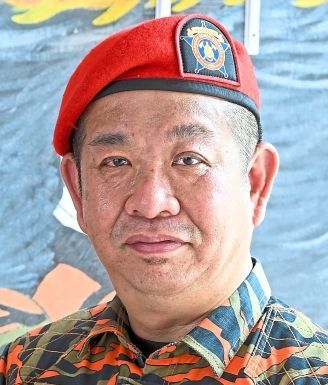 Loke says volunteer firefighters work closely with professional firefighters as a team.