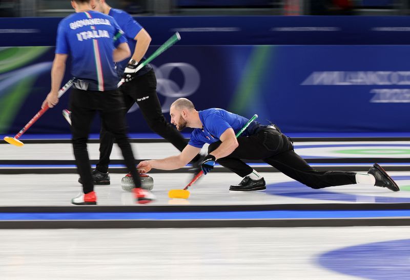 Olympics-Curling-Italy's Mosaner ends 'rollercoaster' Games with mixed feelings