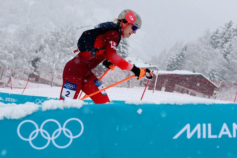 Olympics-SkiMo-Switzerland's Fatton wins women's sprint gold