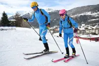 Olympics-SkiMo-New sport begins in snowstorm