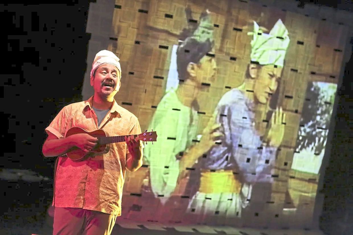 'Fragments Of Tuah', starring Faiq, reimagines Hang Tuah with original music and earned six nominations, including Best Original Script and Best Actor. Photo: Five Arts Centre