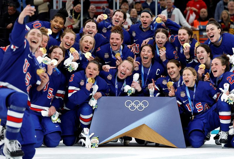 Olympics-Ice hockey-Women's game rides Milan momentum to bright future, US get revenge on Canada
