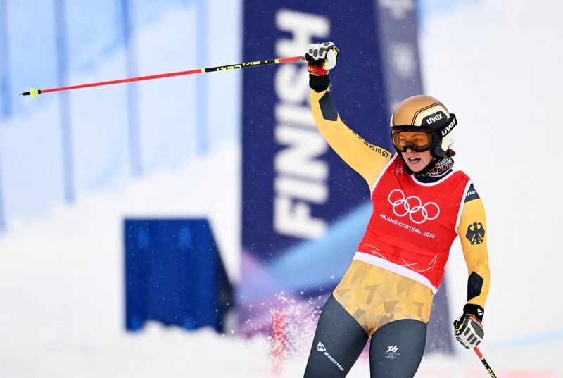Olympics-Freestyle-Germany's Maier wins gold in women's ski cross