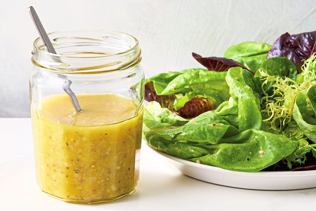 Make your own mustard-shallot vinaigrette with olive oil. — RACHEL VANNI/The New York Times