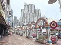 Little India’s landmarks buried in banners