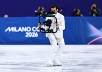 Olympics-Figure skating-On-ice cameraman brings new Olympic angle