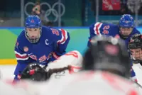 Olympics-Ice hockey-Captain Knight bows out on a high as US win gold