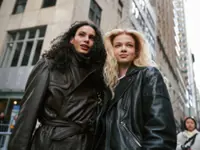 Chill hits New York Fashion Week, but guests turn up in fashionably hot looks