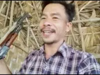 Resistance leader in Myanmar turns himself in to army after clashing with rival force