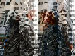 Chill hits New York Fashion Week, but guests turn up in fashionably hot looks