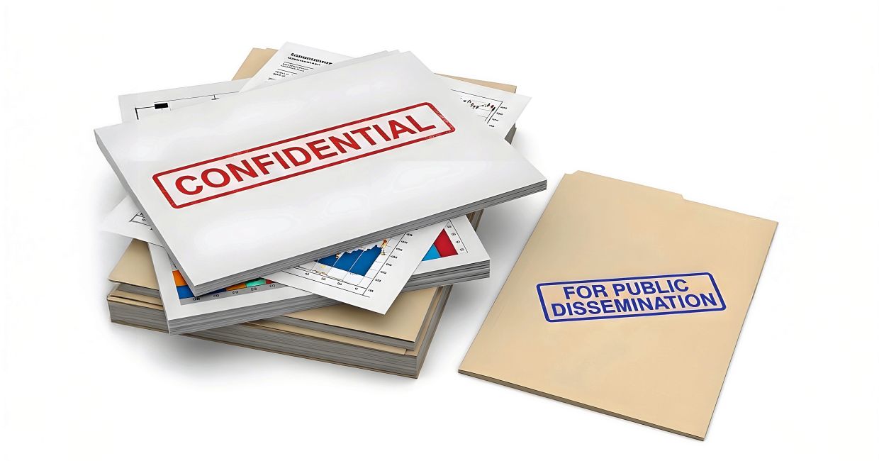 Handling non-public info properly