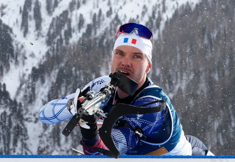 Olympics-Biathlon-French entertainer Jacquelin finally finds freedom to be himself