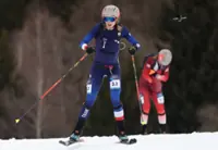 Olympics-SkiMo-France's Harrop and Anselmet win mixed relay gold