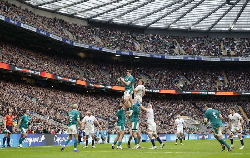 Rugby-Ragged England undone by Ireland's greater desire and intent