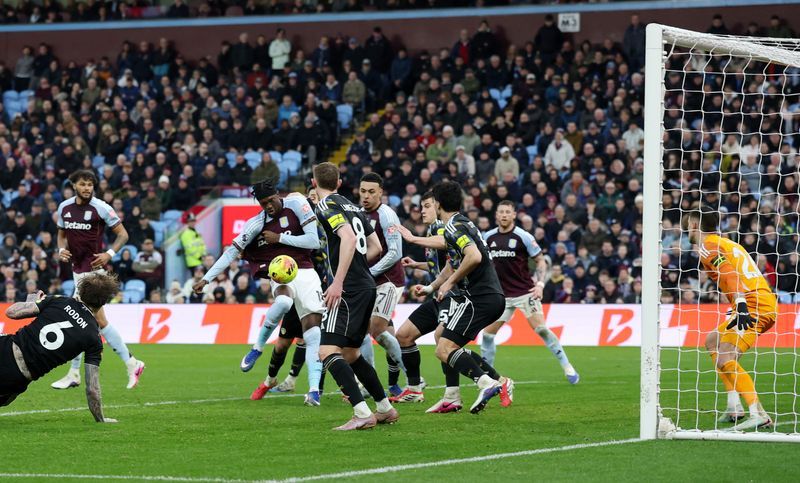 Soccer-Abraham's dream return pays off as Villa salvage late point against Leeds