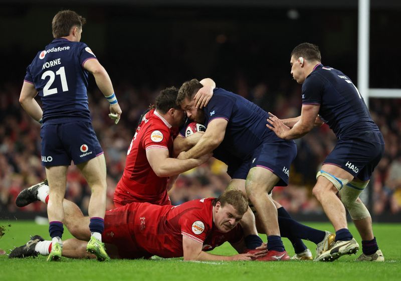 Rugby-Turner try earns Scotland 26-23 comeback win in Wales
